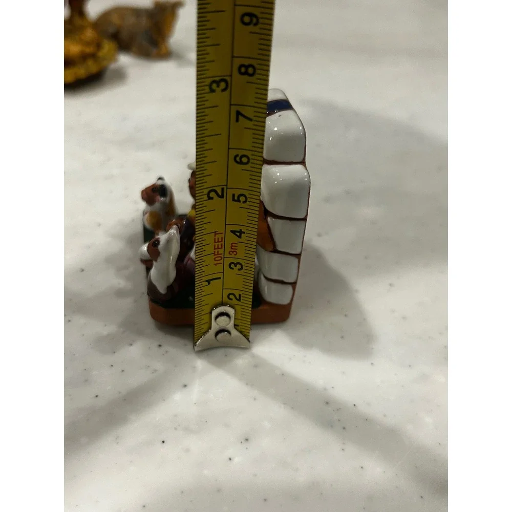 Ceramicas Walter Miniature Nativity Scene Peru Bolivia Terracotta Folk Art 2.75
